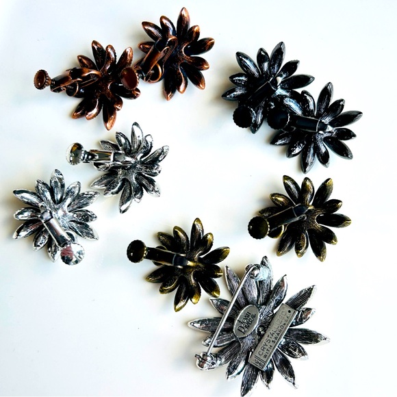 Vintage QVC Joan Rivers Classics Collection Starburst Earring Lot - Picture 11 of 13